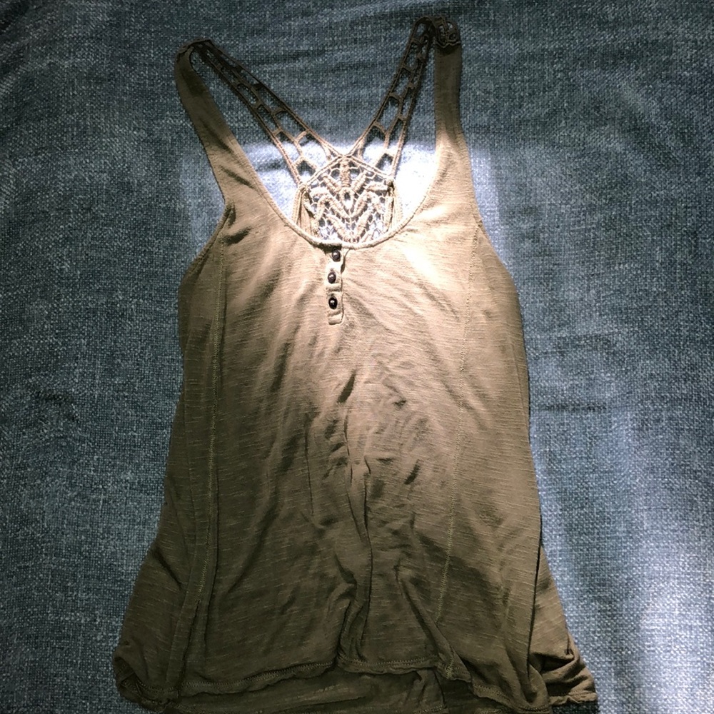 Aeropostale Army Green Tank
